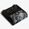 Custom Photo T-shirt, Hoodie - Personalized Halloween Anniversary Wedding Gifts For Husband And Wife, Him And Her - My Creepy Favorite Partner Always