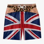 Custom Funny Men Swim Trunks - Personalized Summer Vacation And Travel Gifts For Husband, Son, Grandson, Brother, Grandpa, Dad, Yourself - Handle With Humor