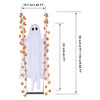Hanging Ghost With A Maple Leaf - Halloween Decor Birthday Gifts For Mom, Dad, Brother, Sister - Ghostly Autumn Glow