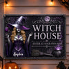 Custom Witchy Home Decor Metal Sign - Personalized Halloween Birthday Gifts For Witch, Wife, Daughter, Besties, Sisters, Granddaughter, Grandma, Mom, Yourself - My Witchy Lair