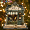 Custom Acrylic Ornament - Personalized Christmas Bookish Gifts For Book Lovers, Bookworms, Readers - Where Every Story Begins