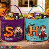 Custom Candy Basket - Personalized Halloween  Birthday Gifts For Kids - Little Witch Big Halloween Magic