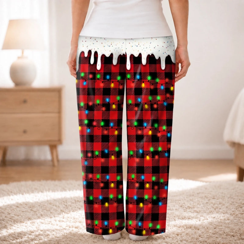 Custom Pajama Pants - Personalized Christmas Birthday Gifts For Mom, Dad, Brother, Sister - The Cookie Crew