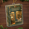 Custom Acrylic Ornament - Personalized Christmas Bookish Gifts For Book Lovers, Bookworms, Readers - Open For Dreamers