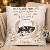 Custom Photo Pillow - Personalized Pet Memorial Sympathy Gifts For Dogs, Cats - Forever My Little Angel