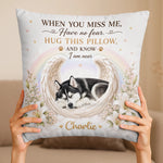 Custom Photo Pillow - Personalized Pet Memorial Sympathy Gifts For Dogs, Cats - Forever My Little Angel