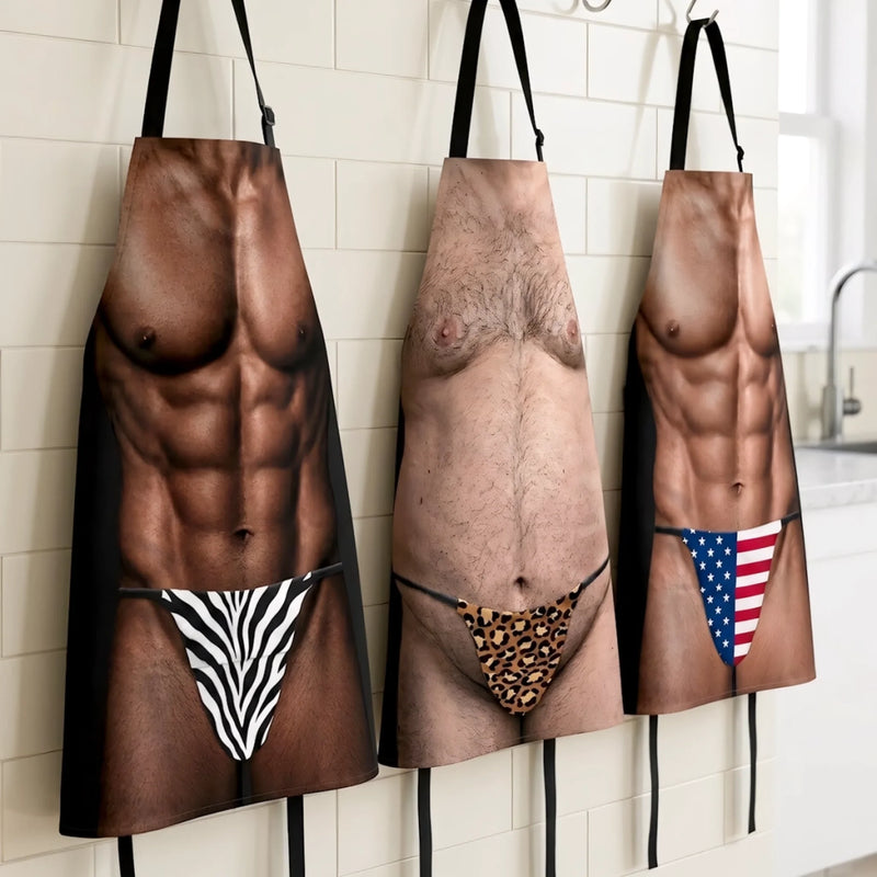 Custom Funny Patriotic Apron With Pocket - Personalized Birthday Gifts For Husband, Son, Grandson, Brother, Grandpa, Dad, Yourself - Grill Now Ask Later