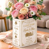 Custom Book Vase - Personalized Anniversary Wedding Gifts For Husband And Wife, Him And Her - Pages Of Us