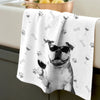 Custom Photo Funny Kitchen Towel - Personalized Birthday Gifts For Dog Cat Lovers, Dog Dad And Mom, Cat Owners - Pet Boss In Kitchen