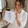 Custom Handkerchief - Personalized Wedding Gifts For Bride, Daughter - Always My Little Girl