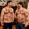 Custom Funny Ugly Sweatshirt - Personalized Halloween Birthday Gifts For Husband, Son, Grandson, Brother, Grandpa, Dad, Yourself - Too Hot To Be Spooky