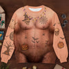 Custom Funny Ugly Sweatshirt - Personalized Halloween Birthday Gifts For Husband, Son, Grandson, Brother, Grandpa, Dad, Yourself - Too Hot To Be Spooky