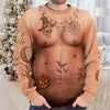 Custom Funny Ugly Sweatshirt - Personalized Halloween Birthday Gifts For Husband, Son, Grandson, Brother, Grandpa, Dad, Yourself - Too Hot To Be Spooky