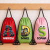 Custom Drawstring Bag - Personalized Birthday Gifts For Kids - Cute Comes Naturally