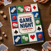 Custom Game Night Hardcover Journal - Personalized Birthday Gifts For Mom, Dad, Brother, Sister - Card And Dice Score Tracker