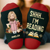 Custom Crew Socks - Personalized Bookish Gifts For Book Lovers, Bookworms, Readers - Sorry, I Have Plans