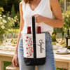Custom Wine Tote Bag - Personalized Birthday Gifts For Wife, Daughter, Besties, Sisters, Granddaughter, Grandma, Mom, Yourself - Own Your Kind Of Magic