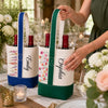Custom Wine Tote Bag - Personalized Birthday Gifts For Wife, Daughter, Besties, Sisters, Granddaughter, Grandma, Mom, Yourself - Own Your Kind Of Magic