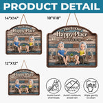 Custom Wood Sign - Personalized Summer Vacation And Travel Gifts For Husband And Wife, Him And Her - Sweet Wooden Retreat