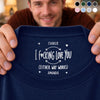 Custom Inside Neck Print T-Shirt - Personalized Anniversary Wedding Gifts For Husband And Wife, Him And Her - Hidden Love Message