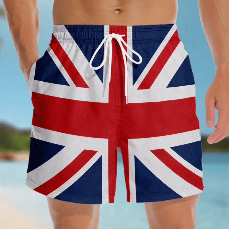 Custom Funny Men Swim Trunks - Personalized Summer Vacation And Travel Gifts For Husband, Son, Grandson, Brother, Grandpa, Dad, Yourself - Nice Buns, Mate