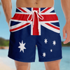 Custom Funny Men Swim Trunks - Personalized Summer Vacation And Travel Gifts For Husband, Son, Grandson, Brother, Grandpa, Dad, Yourself - Bottoms Up