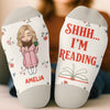 Custom Crew Socks - Personalized Bookish Gifts For Book Lovers, Bookworms, Readers - So Many Books, So Little Time
