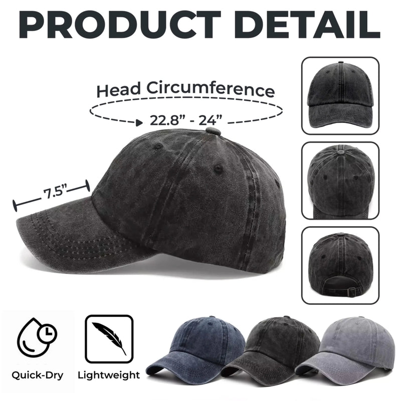 Custom Cap - Personalized Birthday Gifts For Husband, Son, Grandson, Brother, Grandpa, Dad, Yourself - Stupid Is Impossible To Fix