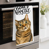 Custom Photo Kitchen Towel - Personalized Birthday Gifts For Dog Cat Lovers, Dog Dad And Mom, Cat Owners - Treats, Please, Human