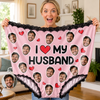 Custom Photo Granny Panties - Personalized Anniversary Wedding Gifts For Husband And Wife, Him And Her - Side By Side Always copy