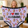 Custom Photo Granny Panties - Personalized Anniversary Wedding Gifts For Husband And Wife, Him And Her - Side By Side Always copy