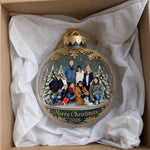 Custom Photo Acrylic Ornament - Personalized Christmas Birthday Gifts For Mom, Dad, Brother, Sister, Kids - Happiness Is Hanging Right Here
