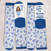 Custom Crew Socks - Personalized Bookish Gifts For Book Lovers, Bookworms, Readers - Currently Booked