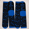 Custom Football Crew Socks - Personalized Christmas Birthday Football Gifts For Football Lovers, Sports Fans, Sports Lovers - Born To Compete