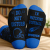 Custom Football Crew Socks - Personalized Christmas Birthday Football Gifts For Football Lovers, Sports Fans, Sports Lovers - Born To Compete