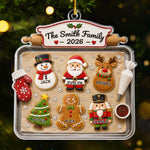 Custom Acrylic Ornament - Personalized Christmas Birthday Gifts For Mom, Dad, Brother, Sister - Sweetest Family In The World