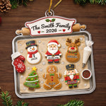 Custom Acrylic Ornament - Personalized Christmas Birthday Gifts For Mom, Dad, Brother, Sister - Sweetest Family In The World