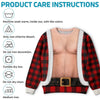 Custom Funny Ugly Sweatshirt - Personalized Christmas Birthday Gifts For Husband, Son, Grandson, Brother, Grandpa, Dad, Yourself - Bringing The Heat In Plaid