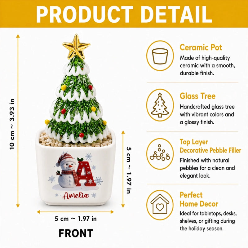 Custom Glass Everlasting Christmas - Personalized Christmas Birthday Gifts For Kids - Little Joy Holiday Magic