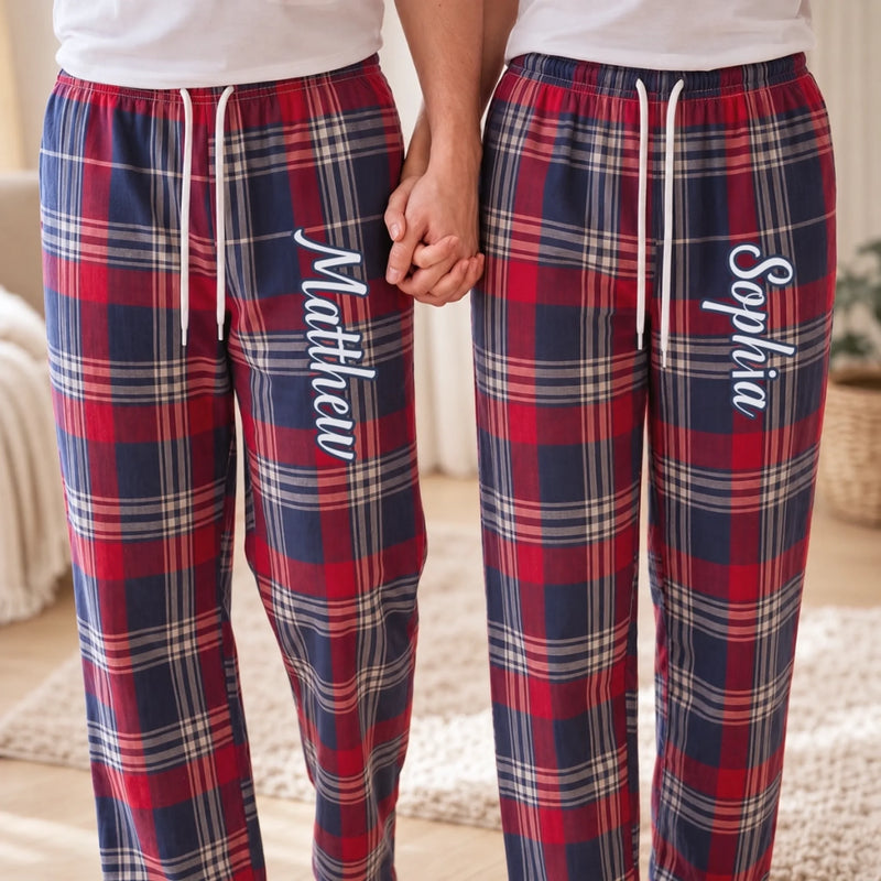 Custom Matching Pajama Set - Personalized Anniversary Wedding Gifts For Husband And Wife, Him And Her - Matching In Love