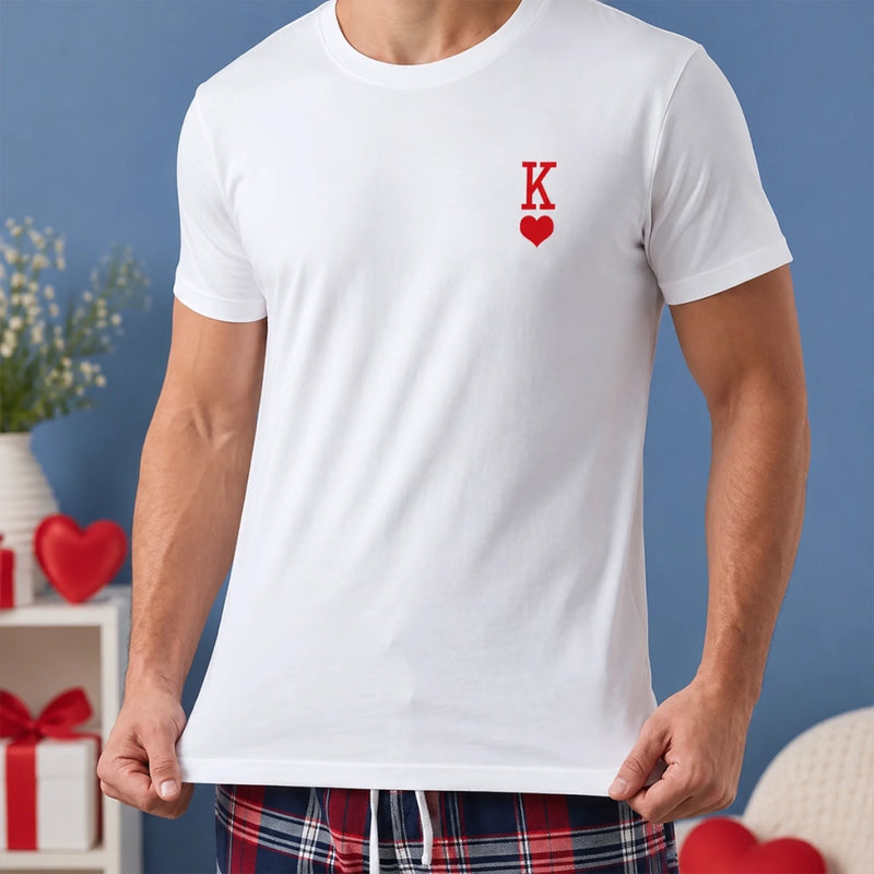 Custom Matching Pajama Set - Personalized Anniversary Wedding Gifts For Husband And Wife, Him And Her - Matching In Love