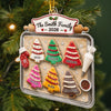 Custom Acrylic Ornament - Personalized Christmas Birthday Gifts For Mom, Dad, Brother, Sister - Sweetest Holiday Wishes To All