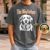 Custom Photo Comfort T-Shirt - Personalized  Birthday Gifts For Dog Lovers, Dog Dad And Mom - The Pet Godfather