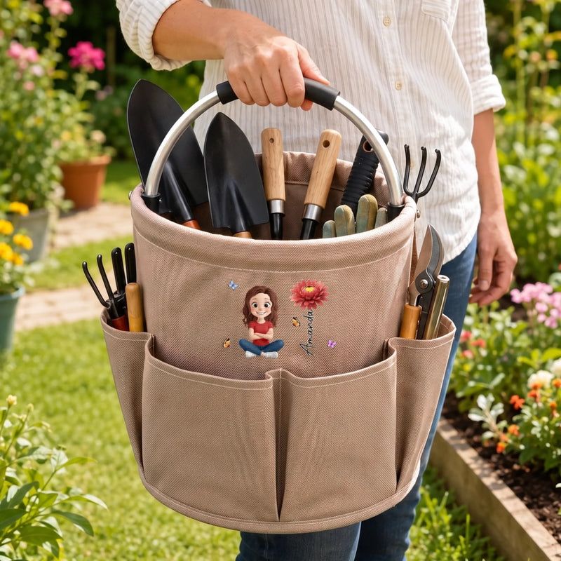 Custom Gardening Tool Bag - Personalized Birthday Garden Gifts For Gardeners - Bloom Where You Grow