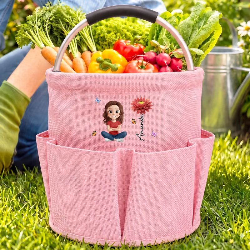 Custom Gardening Tool Bag - Personalized Birthday Garden Gifts For Gardeners - Bloom Where You Grow