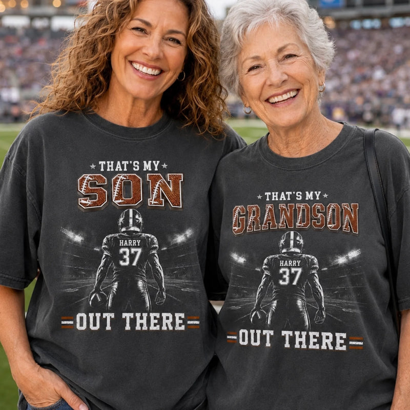 Custom America Football Comfort T-Shirt - Personalized Birthday Gifts For America Football Lovers, Sports Fans, Sports Lovers - That Is My Superstar Player