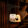 Custom Halloween Reading Ghost Shelf Decor - Personalized Bookish Gifts For Book Lovers, Bookworms, Readers - Where Good Stories Always Bloom