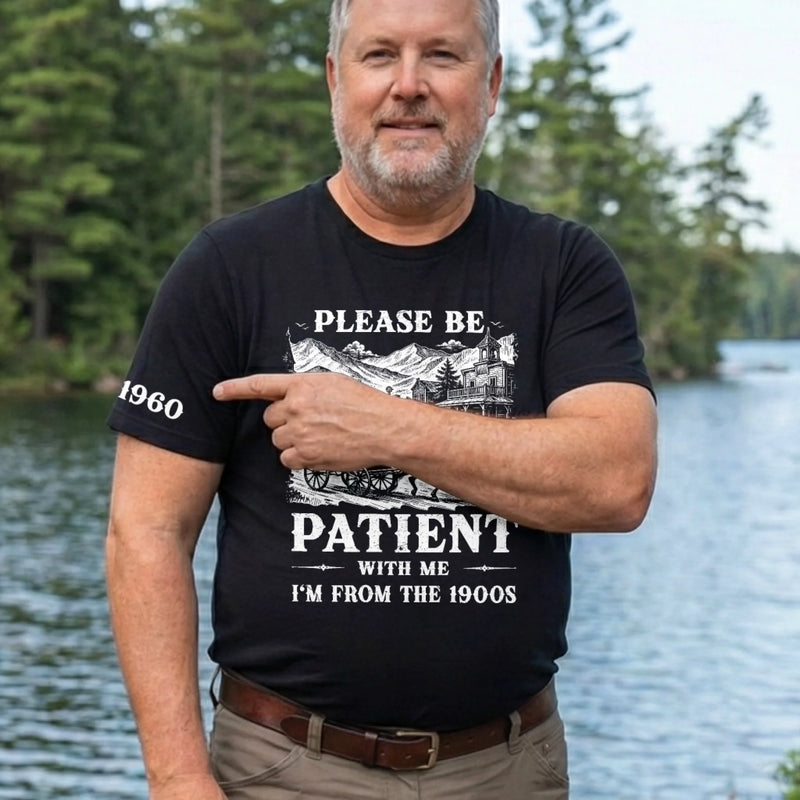 Custom T-Shirt - Personalized Birthday Gifts For Husband, Son, Grandson, Brother, Grandpa, Dad, Yourself - Aged To Perfection