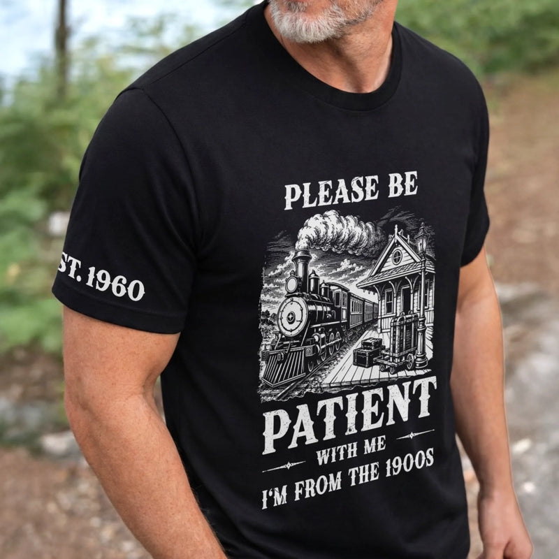 Custom T-Shirt - Personalized Birthday Gifts For Husband, Son, Grandson, Brother, Grandpa, Dad, Yourself - Aged To Perfection