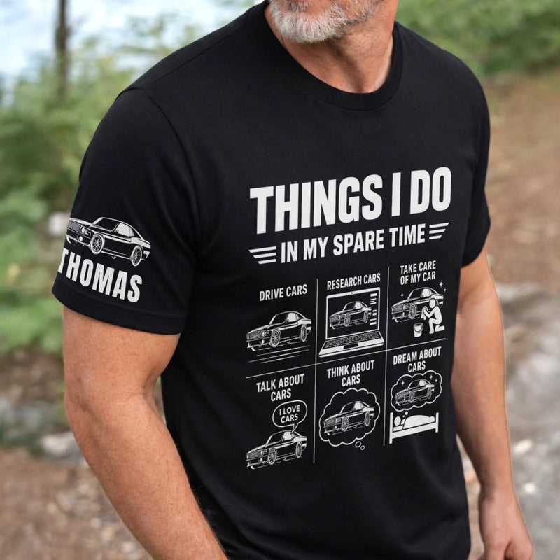 Custom T-Shirt - Personalized Birthday Gifts For Husband, Son, Grandson, Brother, Grandpa, Dad, Yourself - Born To Stand Out